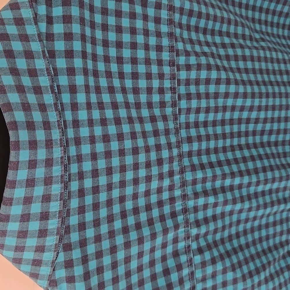Tommy Bahama Blue Checkered Long Sleeve Shirt - Picture 10 of 11